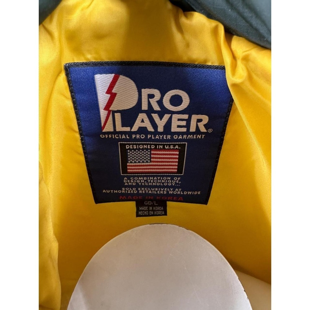 Vintage 90s ProPlayer NFL Green Bay Packers Puffer Jacket - Size Large - Picture 2 of 7
